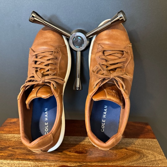 COLE HAAN shoes (Reagan lace up sneaker) (British Tan) - Picture 3 of 5